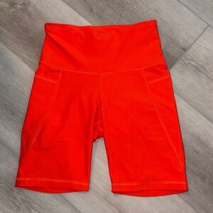 Old Navy Women's Bright Orange Bike Shorts